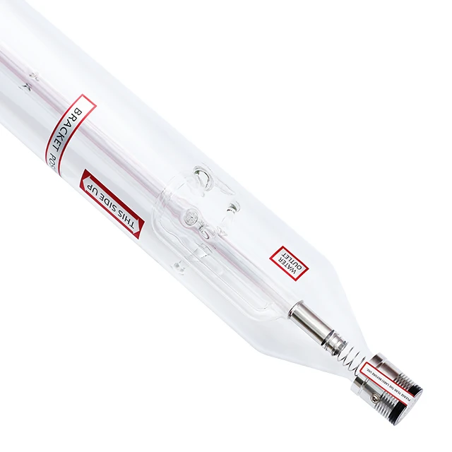 100 CO2 Laser Lamp Max 130 Watts Lasea Tubo  Metal Head Catalyst Coating on Germany Schott Discharge Tube 12 Months Warranty