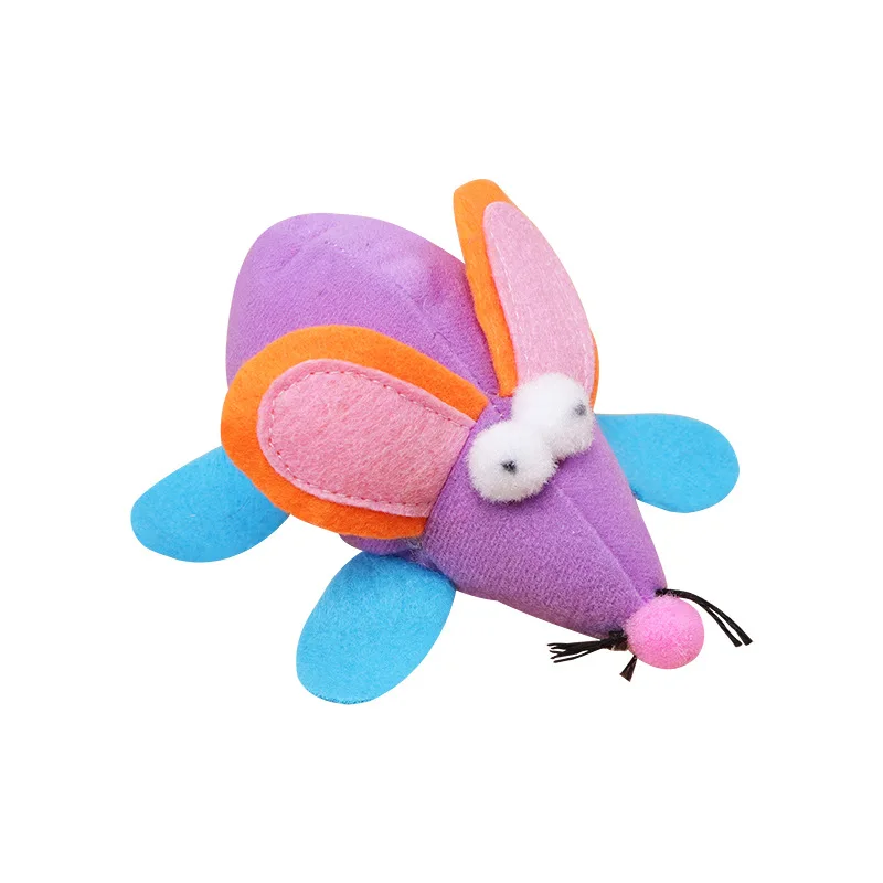 New Style Pull Ring Vibration Small Mouse Soft Simulation Pet Toy Cat Toy