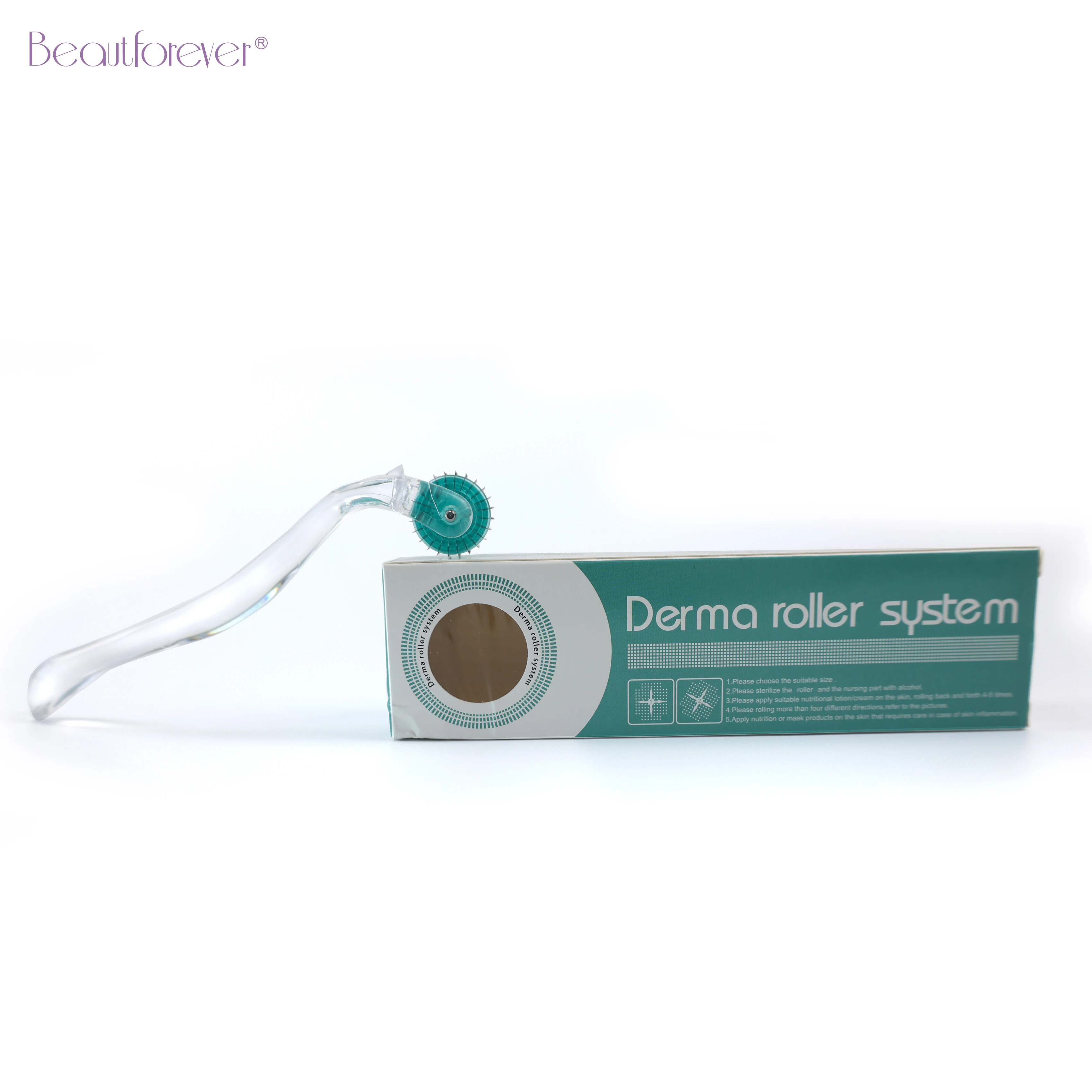 Beautforever high quality derma roller massager skin rejuvenation 0.5mm dermaroller