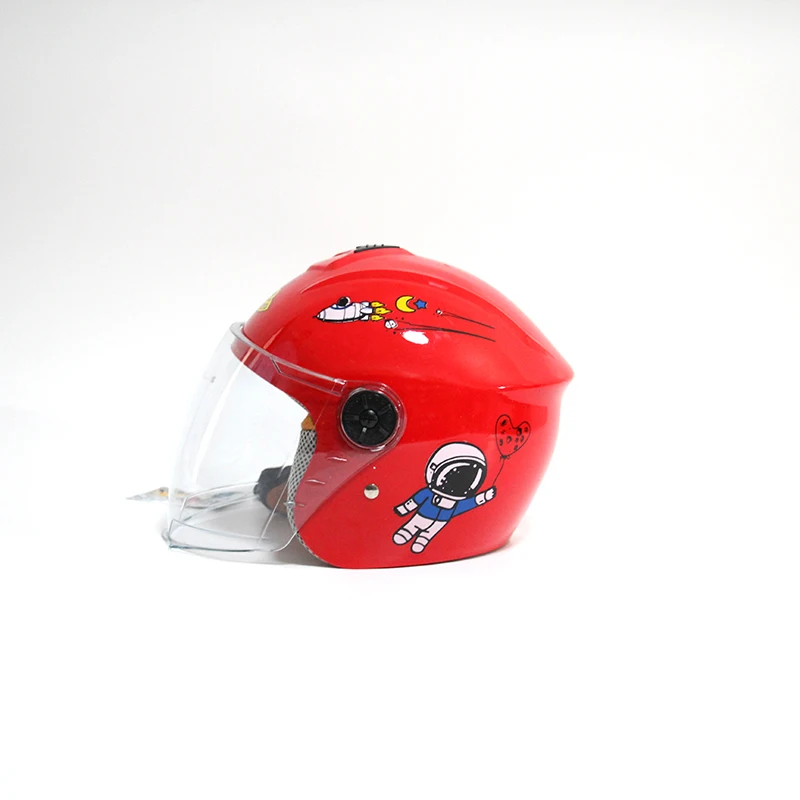 Half Face 3d Cartoon Pc Bicycle Animal Helmet  Helmet Kids Bicycle Protective Kids Bike Helmet