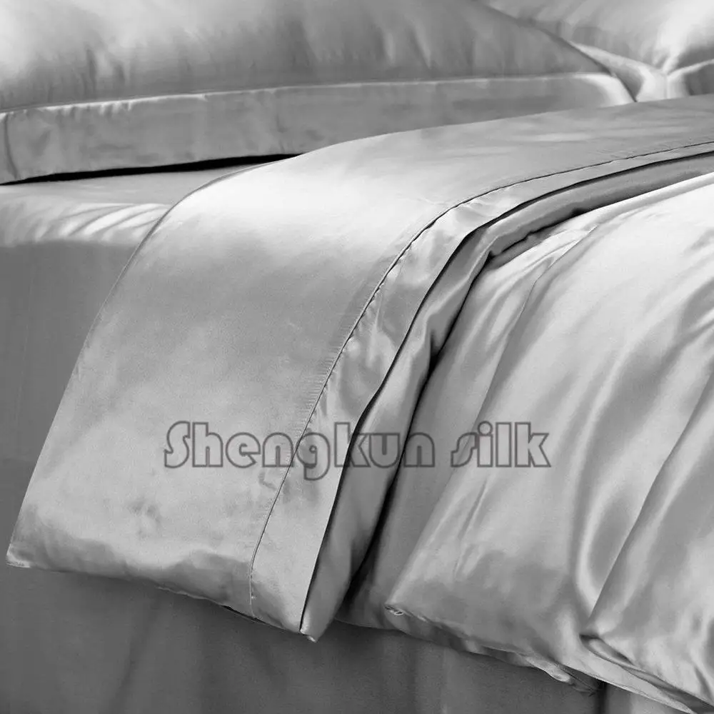 Amazon 22 мм шелк тутового постельного белья сплошной цвет 4 шт. Детские и взрослые применение домашний