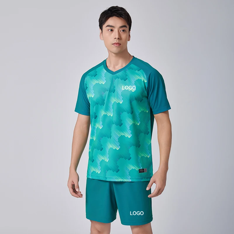 Bluk Wholesale Print Soccer Wear Jersey Set Custom Soccer Jersey Football Training Uniform Sweat Wear For Sport