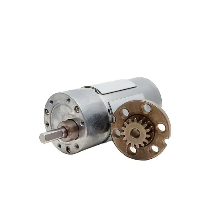 Dc Micro Metal Gear Motor 37Mm Gear Rs-555Sh High Torque Brushed 12V Gear Reduction Motor