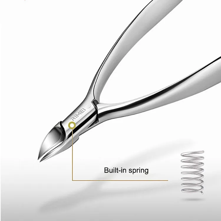 RIMEI professional beauty nail nipper best selling stainless steel nail cutter cuticle nipper  ingrown trimmer toenail nipper