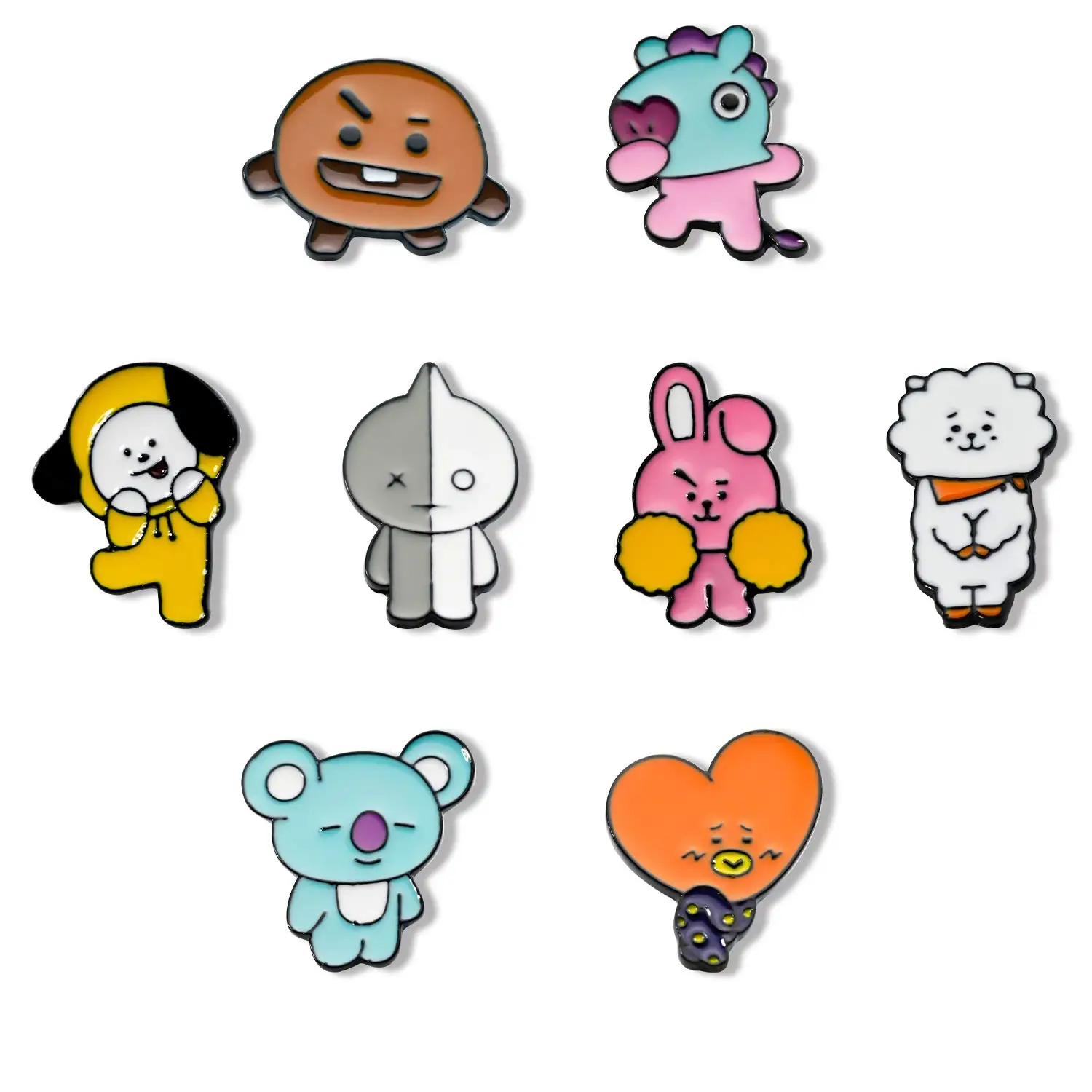 Factory prices famous brands enamel pin custom kpop pin badge