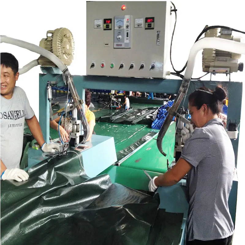 AWNING PAULIN HEMMING MACHINE TARPAULIN MAKING MACHINE PE PVC TWO EDGES FOLDING AND ROPE INSERTING MACHINE