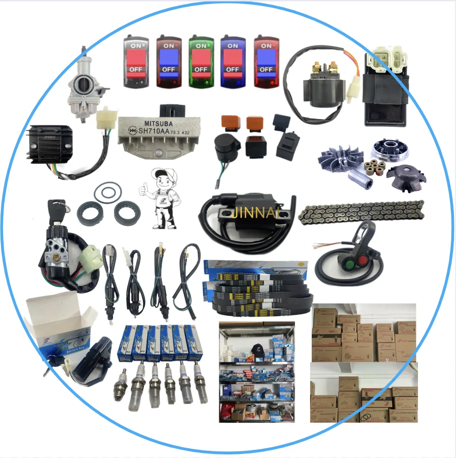 China Professional motorcycle accessories parts wholesaler Good service good price Support national blank area agents