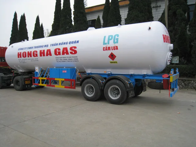 3 Оси 30-60 куб. М сжиженный нефтяной газ LPG Прицеп грузовик/соляная кислота бак СПГ газовый полуприцеп грузовик поставщик
