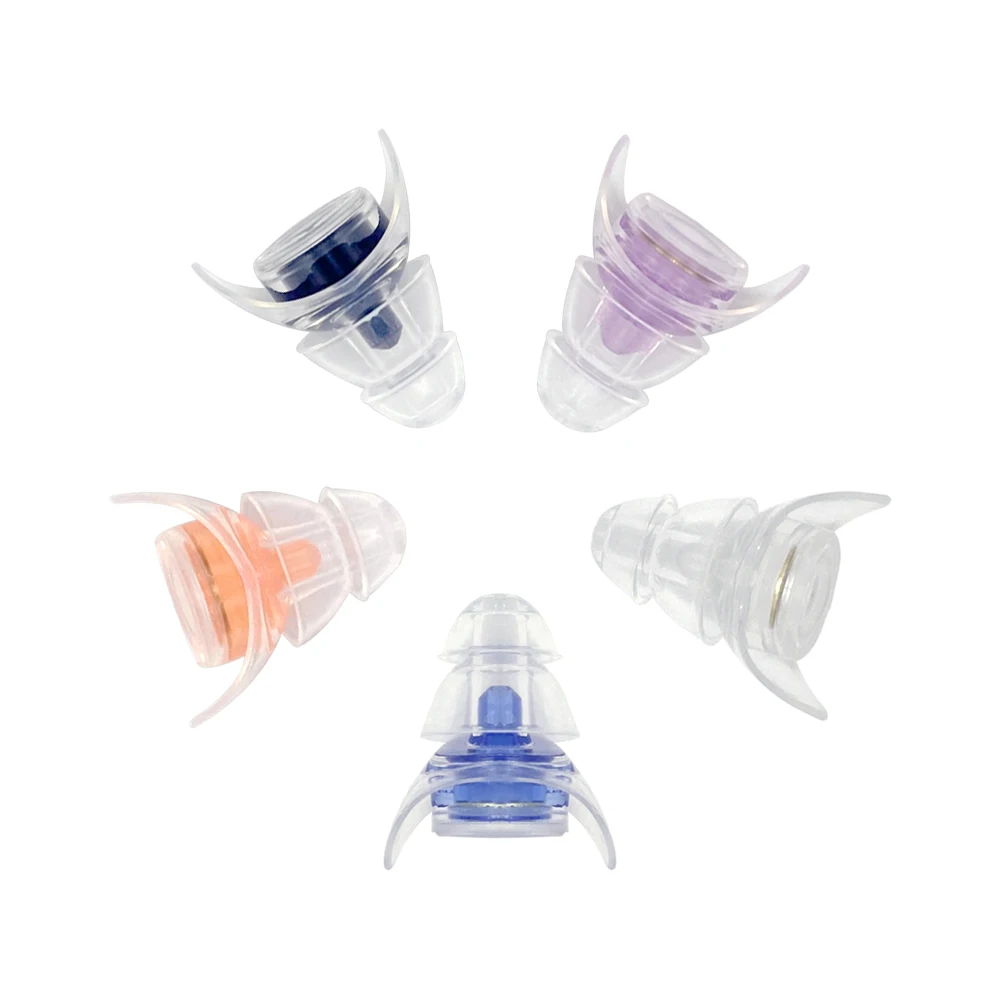 CE ear plugs Noise Cancelling High Fidelity Silicone Noise reduction Earplugs Music Sleeping Party Earplugs Concert