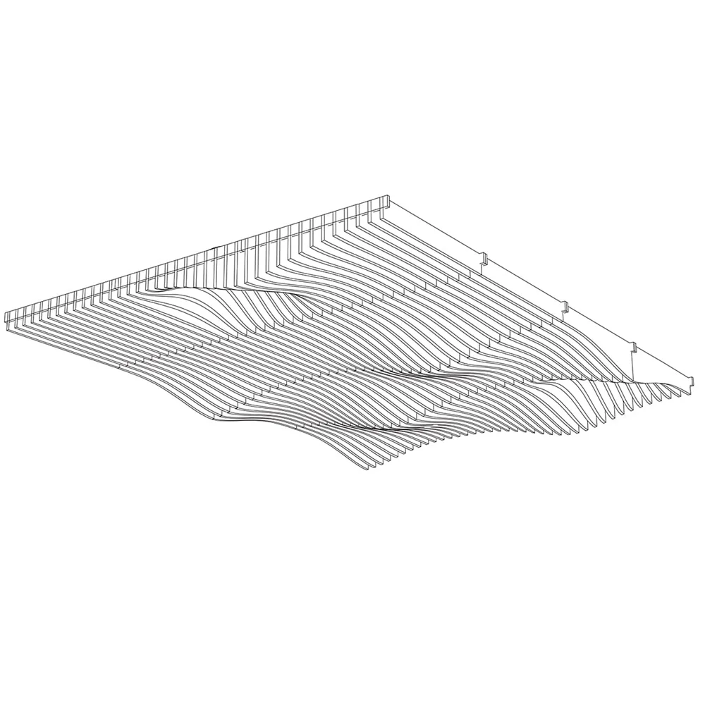 Ceiling Wall Panel, Lightweight, Glue-free, Recyclable Honeycomb Core Ceiling Materials High-quality Aluminum Office Building