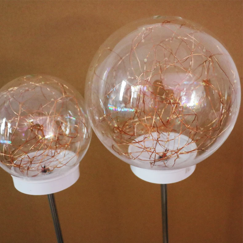 Dia30cm warm white cooper wire led garden lamp for outdoor street decoration