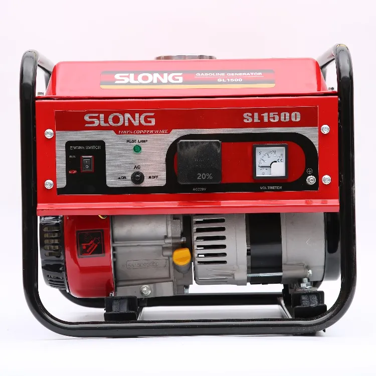Slong manual and Electric start 850 W MAX 1KW gasoline Generator