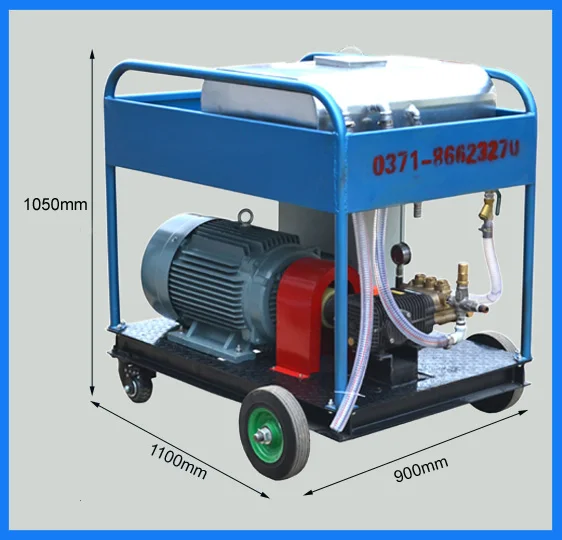 500bar Electric Engine Paint Rust Removal High Pressure Water Jet Blaster Scale Washing Machine