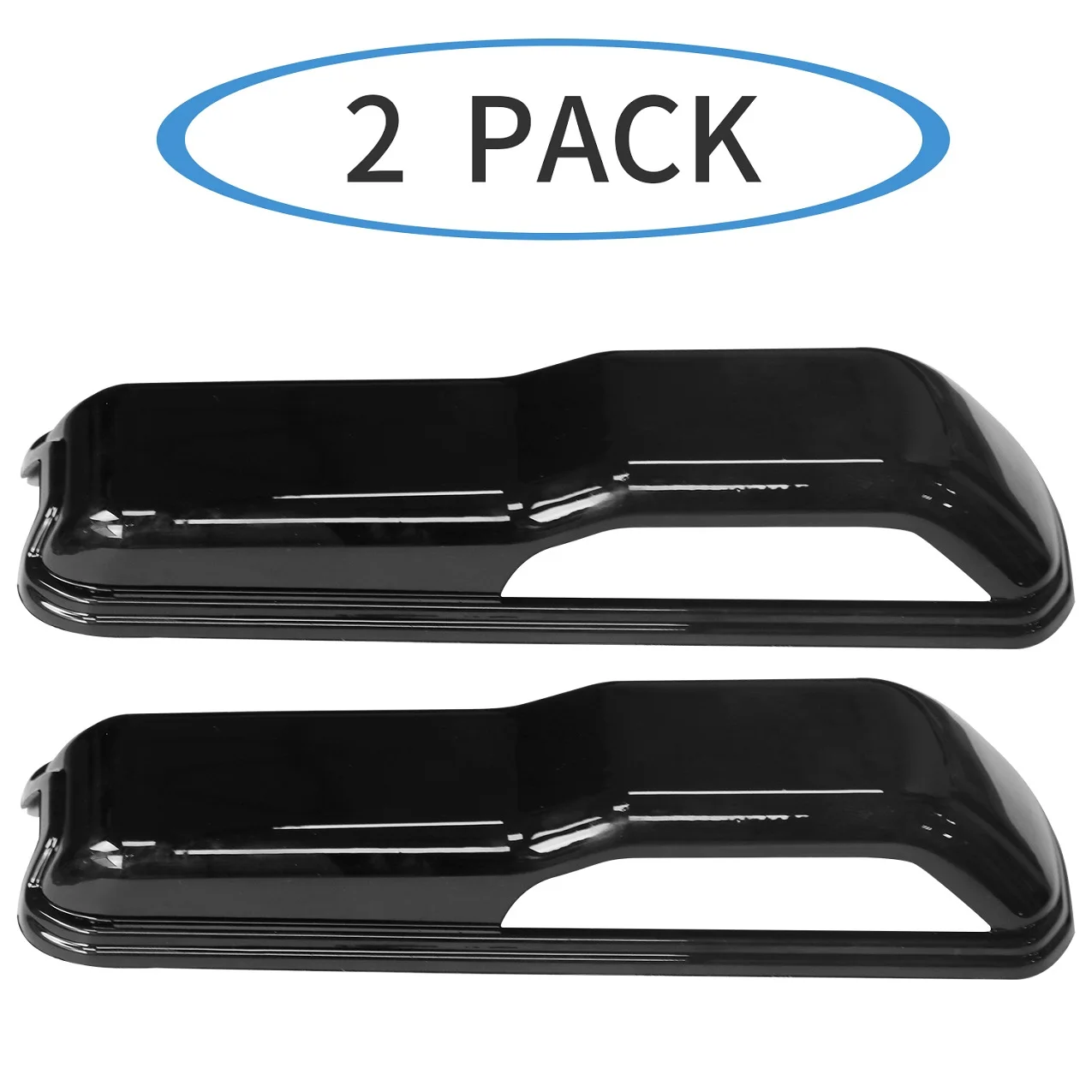 2PCS ABS Engine Hood Hinge Covers Decoration Cover Fit For Jeep Wrangler JL 2018+ Stickers Exterior Accessories