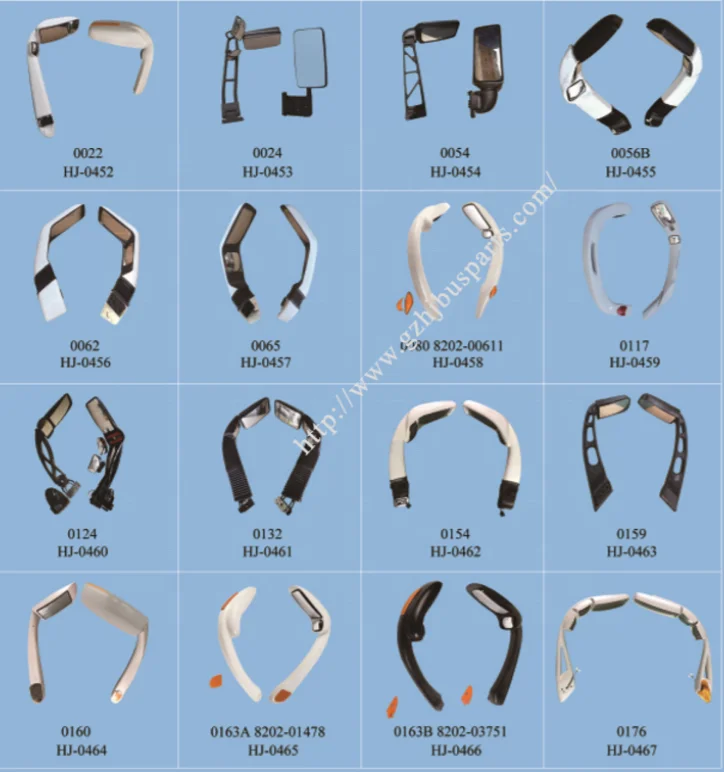 Bus truck side mirror for  King Long Golden Dragon spare parts rear mirrors