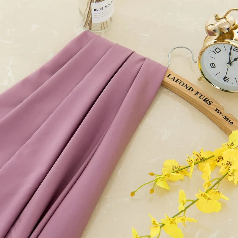  В наличии ткань розовая стрейчевая шелковая джинсовая для платья