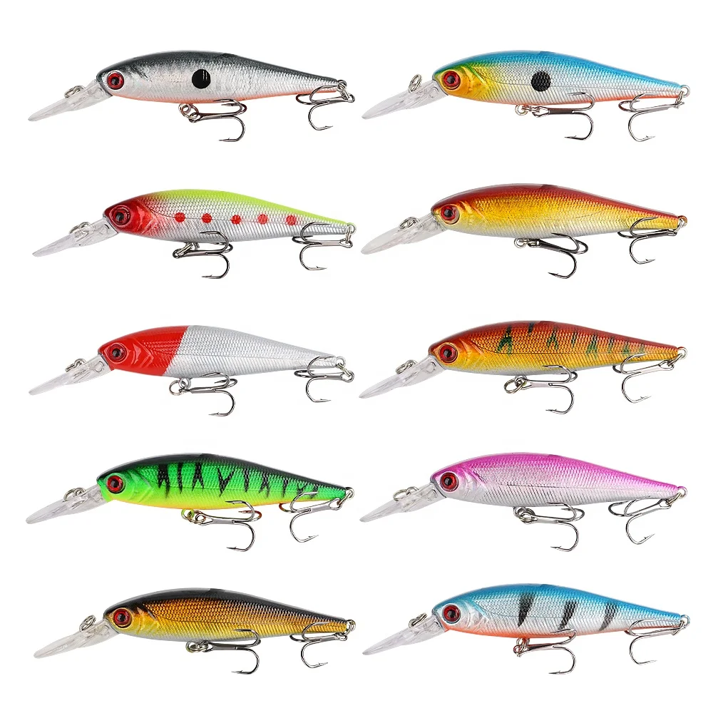 YUEYANG hot sale sea fishing equipment 3D eyes minnow lures fishing with good action Swim Bait Saltwater Casting Fishing Lures