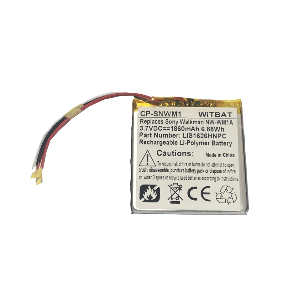 LIS1626HNPC для Walkman NW-WM1A NW-WM1Z музыкальный плеер батарея