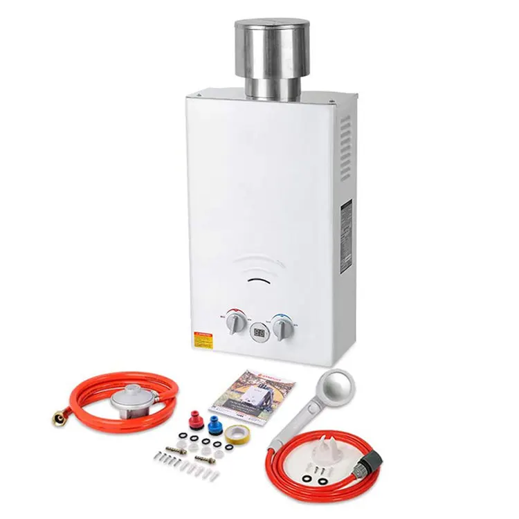 3V camping portable tankless liquid propane gas water heater