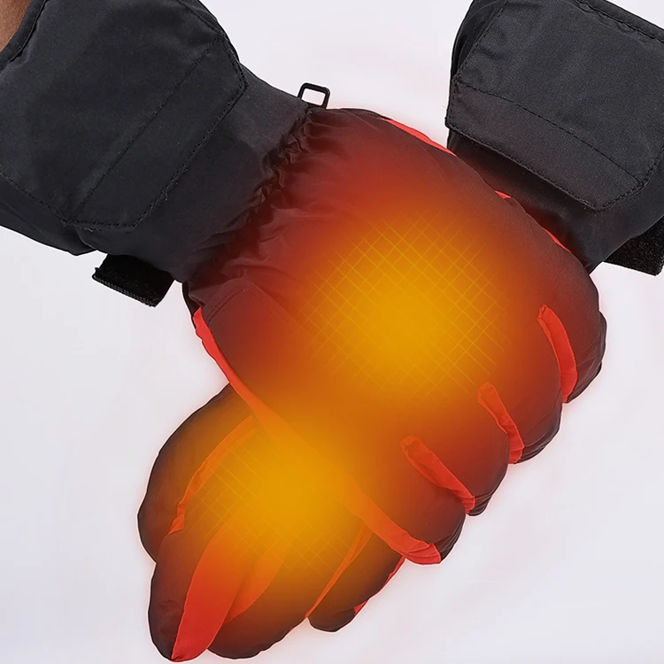 Winter Warm Moto Driving Long-lasting Heated Ski Warm Unisex Glove Heating Thermal Hand Warmer Electric Heated Gloves