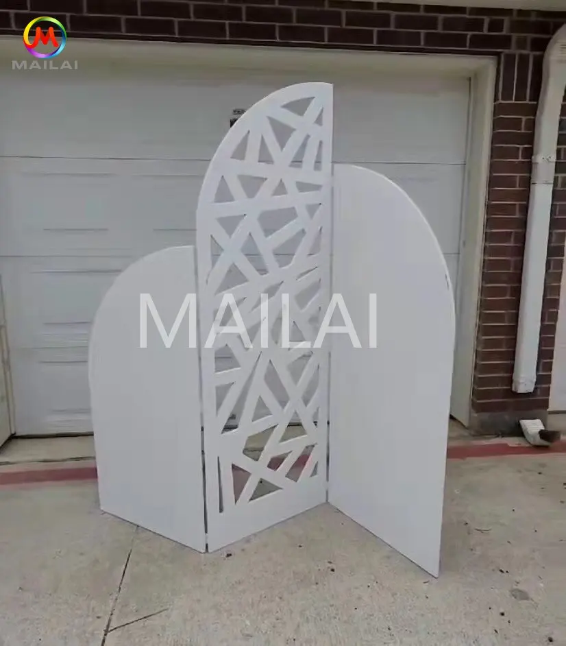 Wedding Supplies Craft New Style Party Decoration Backdrop Acrylic Wedding Backdrop Stand For Events Wedding Decoration