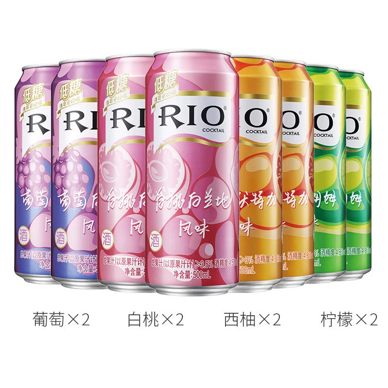 Wholesale Ri0 Various Fruit Flavored Beers Alcoholic Carbonated Soft Drinks Exotic Drinks 330ml