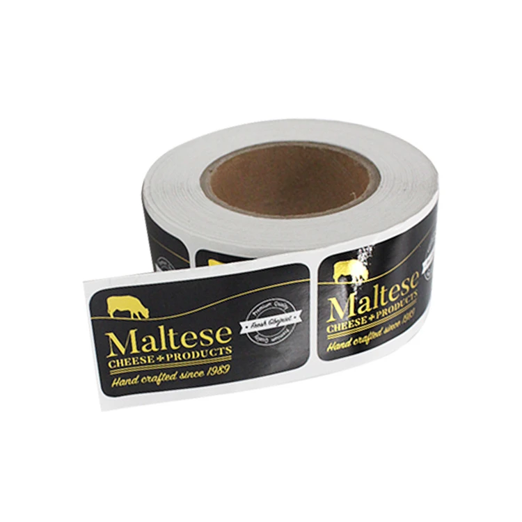 Factory direct sale high quality waterproof custom wood grease label custom packaging label sticker