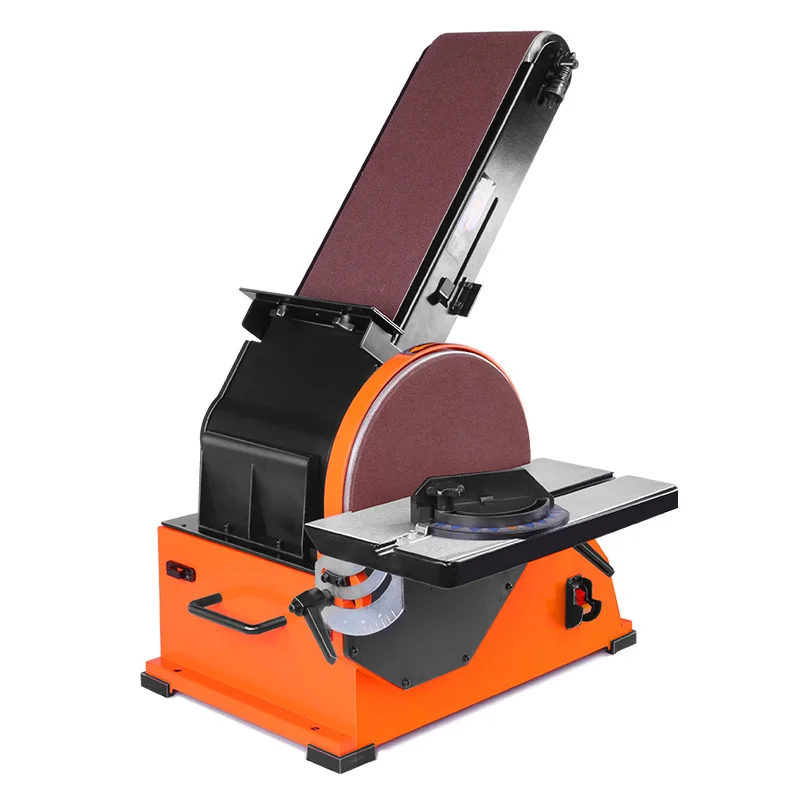 Ленточный дисковый шлифовальный станок LUXTER 1200 вт для полировки и
