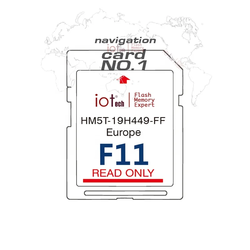 iotech Sat Nav 2023 Update Map Car GPS Navigation CID SD Card for PEUGEOT CITROEN Auto