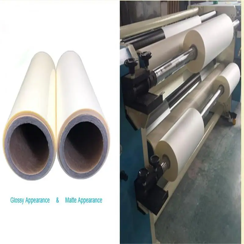 China Cheap Price Soft Cold Lamination Glossy With 10/12/23 Micron Clear Transparent Polyester (PET) Film