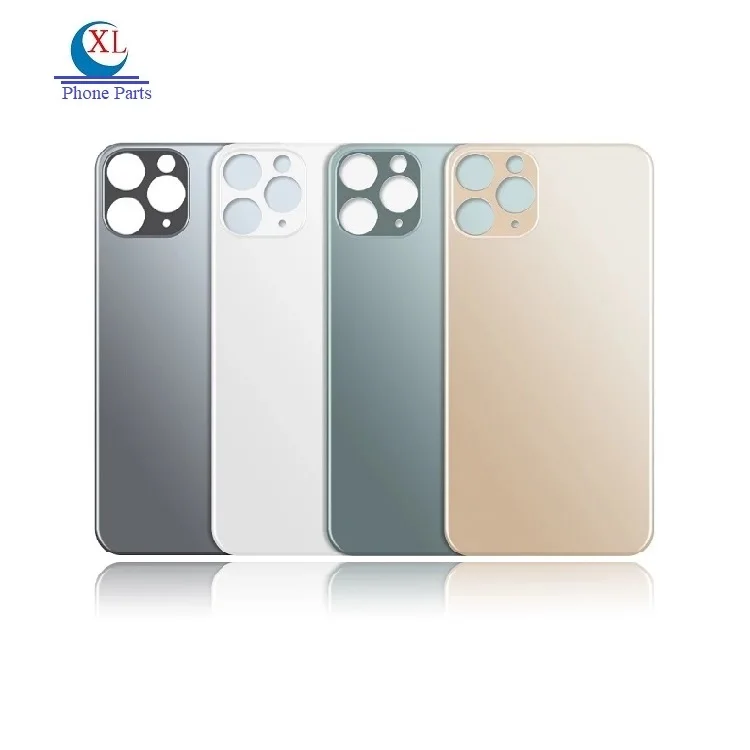 Wholesale Big Camera Hole for iPhone 12 Pro Max Back Housing Door Cover Rear Panel with Logo Battery Cover Housing Shell Glass