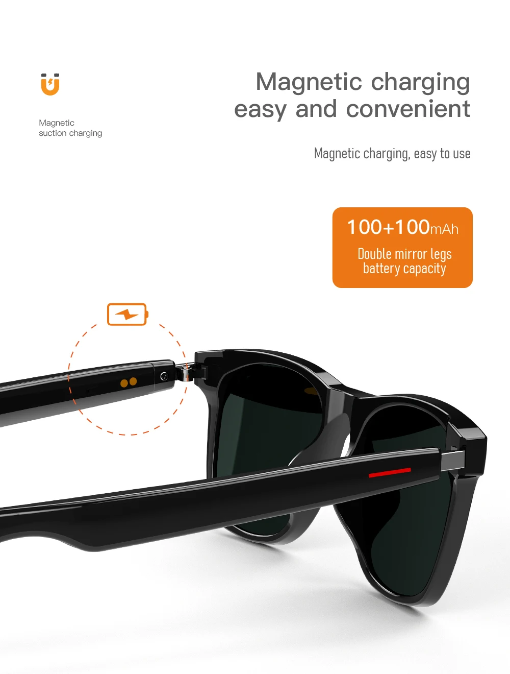 Newest Fashion Bluetooth Sunglasses Wireless Headphone Headset With Waterproof Anti-blue Smart Photochromic Double Bridge Audio