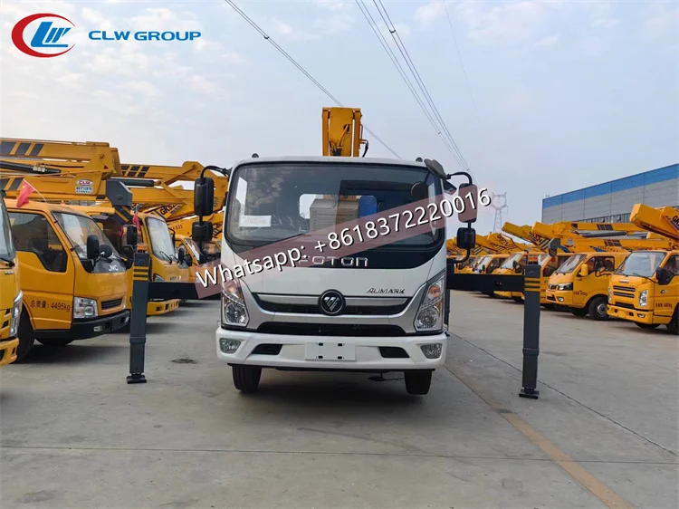 Тележка с телескопической стрелой Foton Aumark RHD 18 м 20 23