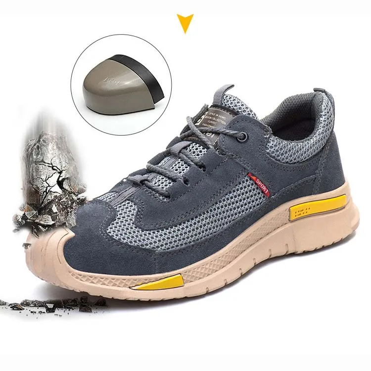 Best-selling Oil Slip Acid Resistant Work Shoes Cheap Leather Steel Toe Prevent Puncture Industrial Safety Shoes for Men