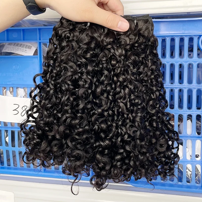 Горячая Красота 12А класс кутикулы Alinged 100% девственные человеческие волосы необработанные Pixie Curl супер двойные нарисованные поставщиков