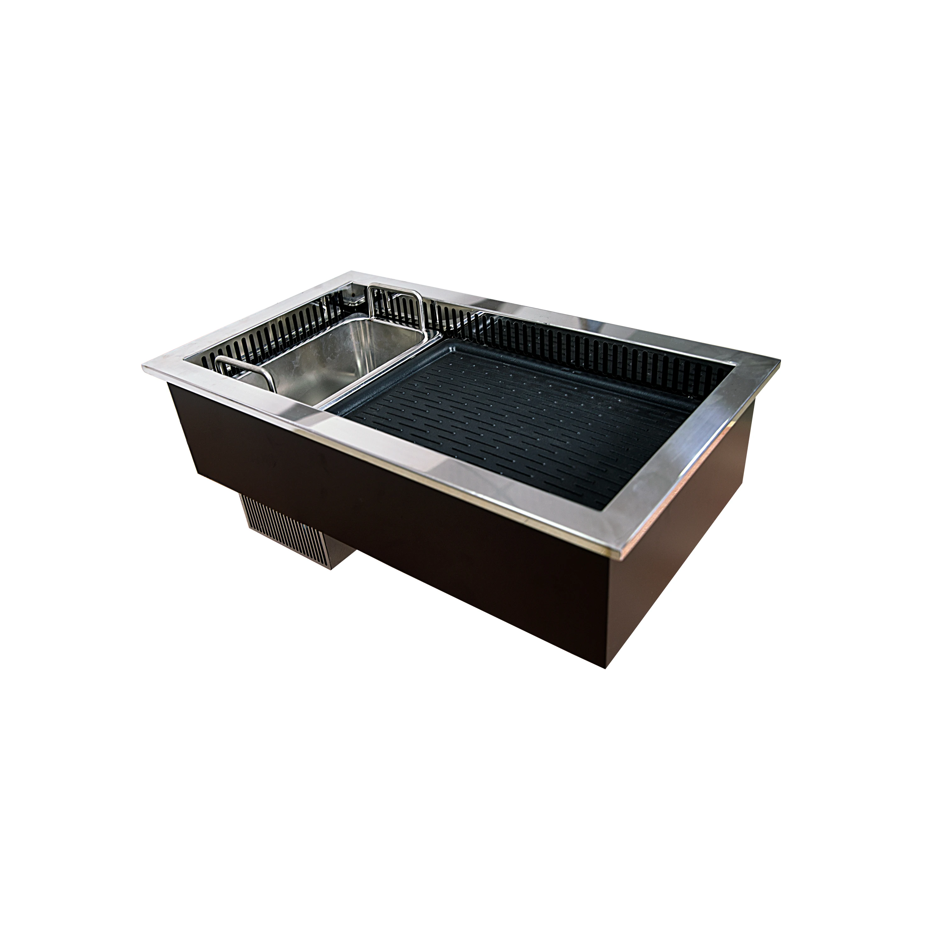 Легко моющийся горячий горшок и гриль для барбекю shabu shuba, горячий горшок, бездымный гриль для барбекю