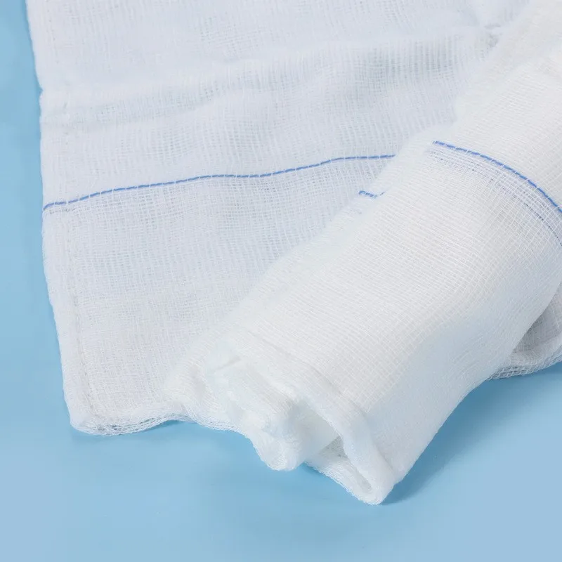 high quality 100% cotton soft sterile medical disposable abdominal lap pad sponge 45*45 cm lap sponge folding