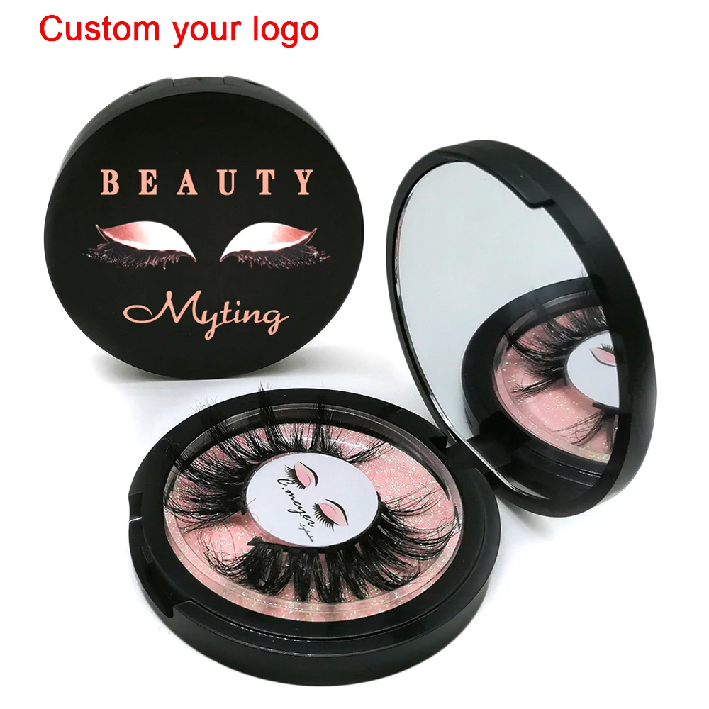 Muting Eyelashes Mink 3D Mink Lasheswholesale Vendor Lashcases