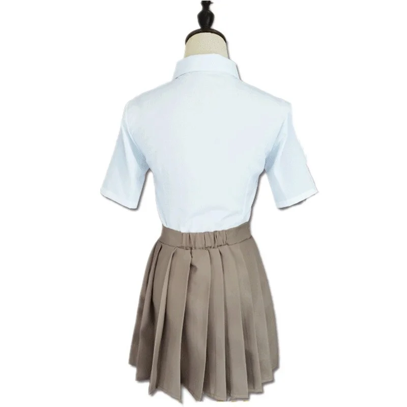 JK School Outfits Shirt Tie Skirt Socks Suit Anime Tokyo Revengers Hinata Tachibana Cosplay Costume