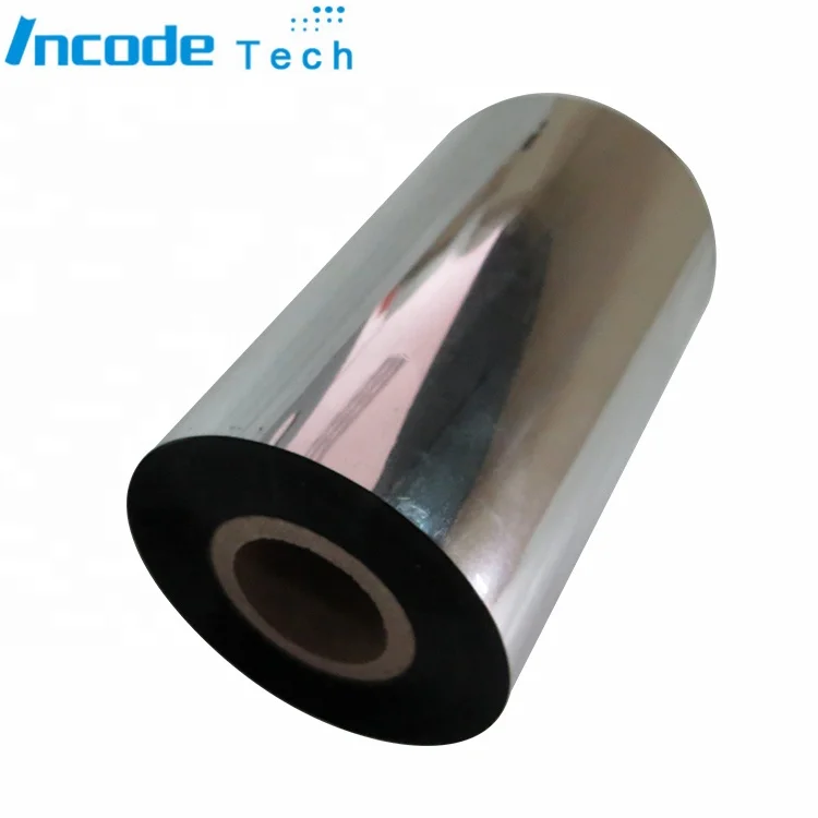 High quality 100*300 barcode label printer thermal transfer wax ribbon