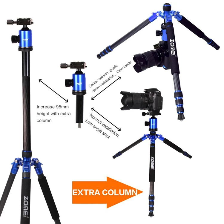 Zomei Telescope Fishing DV portable Camera and VCR Tripod