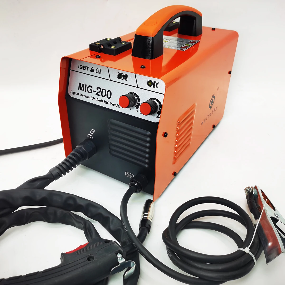 MIG ARC MMA MIG200 Synergy Control сварочный аппарат из нержавеющей стали с железной сталью 220 В функциональный без газа постоянного тока