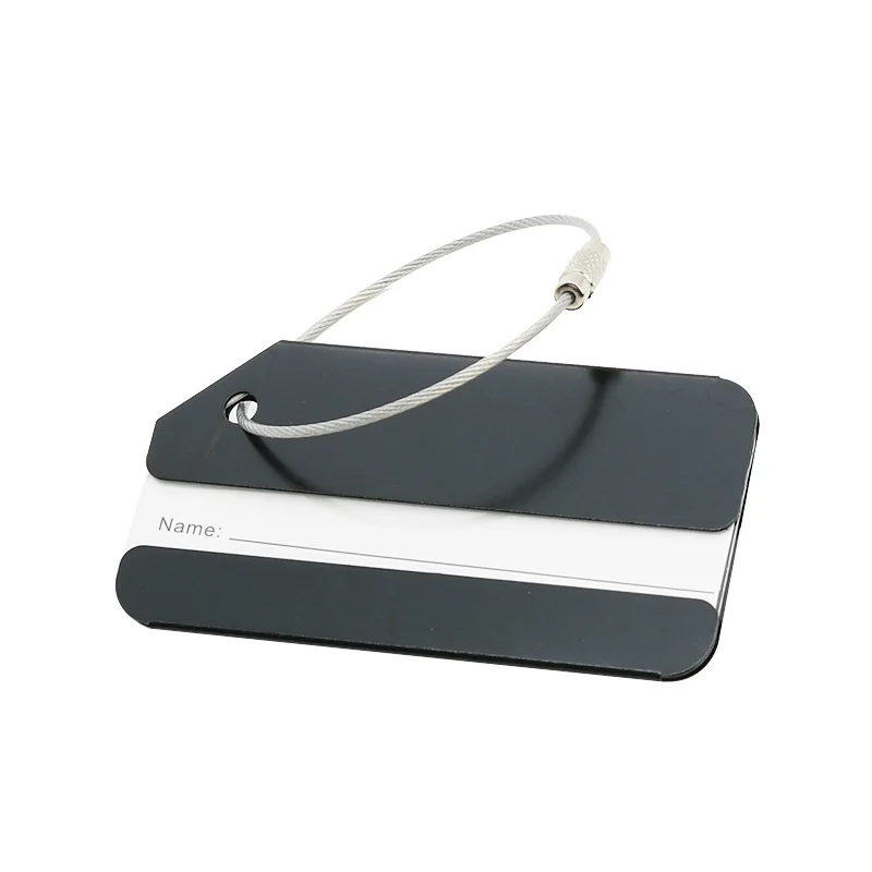 Creative baggage check-in metal hangtag airplane tag aluminum alloy luggage tag