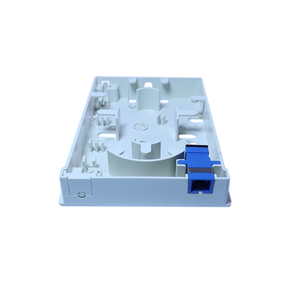 1 Core Mini  FTTH Terminal Box with Night Light 8686 Series Extender Wall-outlet Box