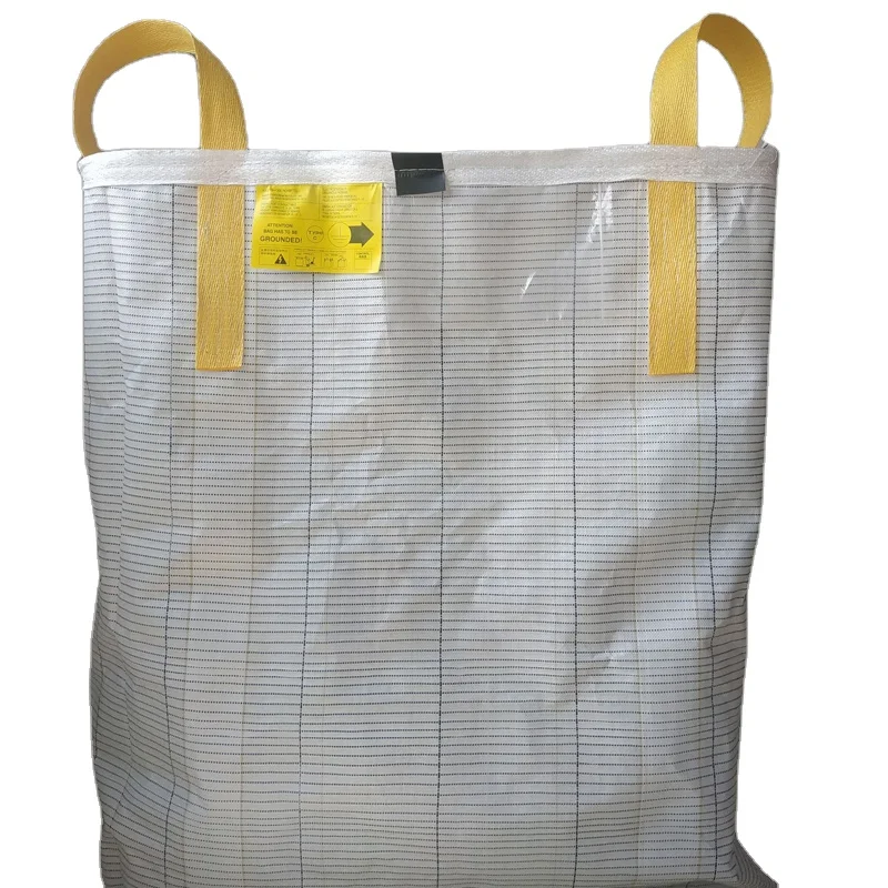 Conductive PP Big Bag 1 Ton Super Sack Bulk Bag  Jumbo Big Bag 1500kg/2000kg Factory Direct Sale