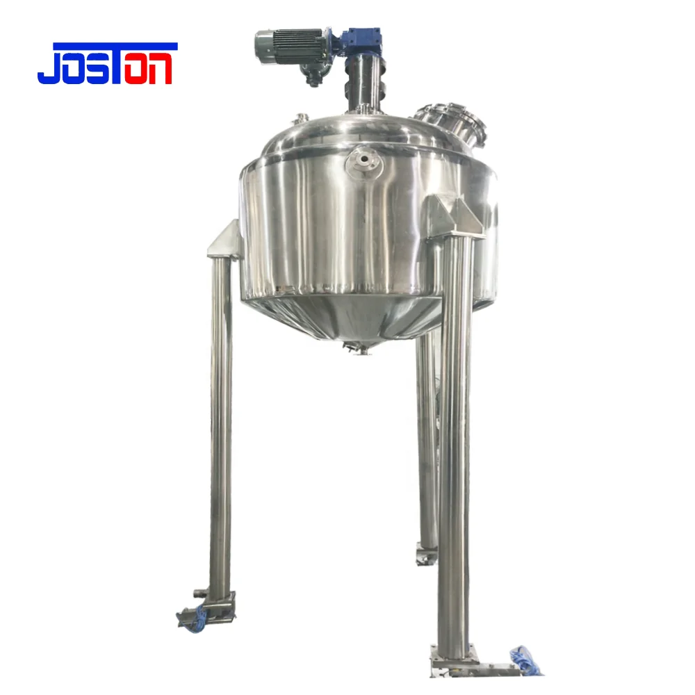 JOSTON SS316L 300L - 500L shampoo heating Homogenizer Slurry Medium chemical  Mixing Tank   heating mixing homogenizing