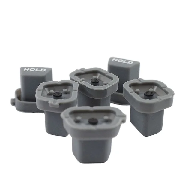 Membrane Switch Silicone Rubber Keypad Button With Conductive Carbon Pill Single Silicone Button
