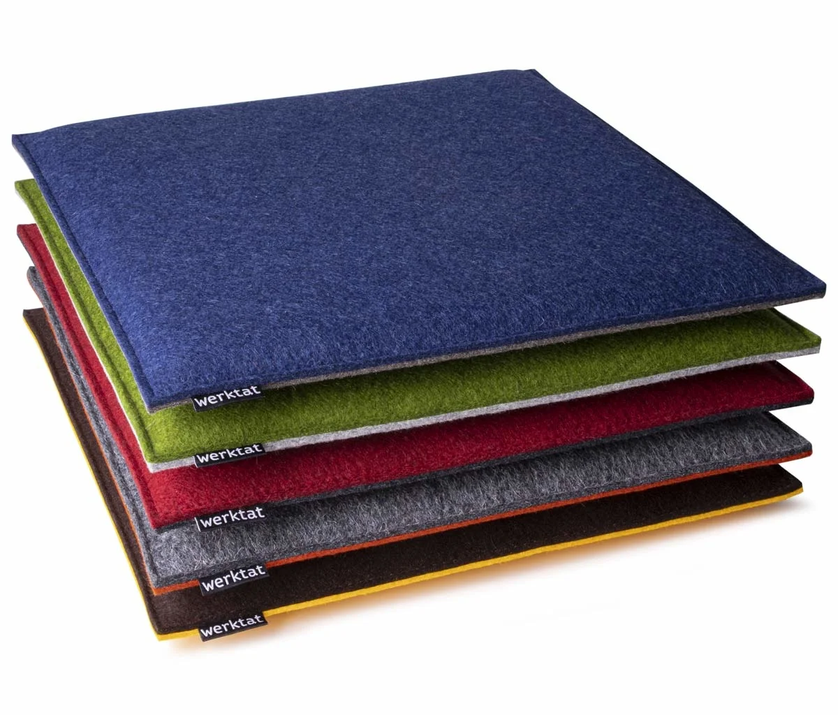 Modern handmade universal custom size square padded felt comfort chair pad seat cushion for office chair and outdoor patio