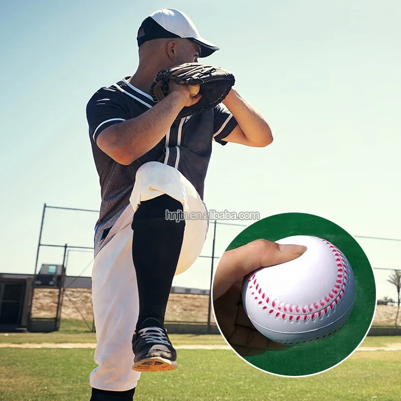 color baseball balls baseball softball soft  training pu practice ball de baseball stress ball
