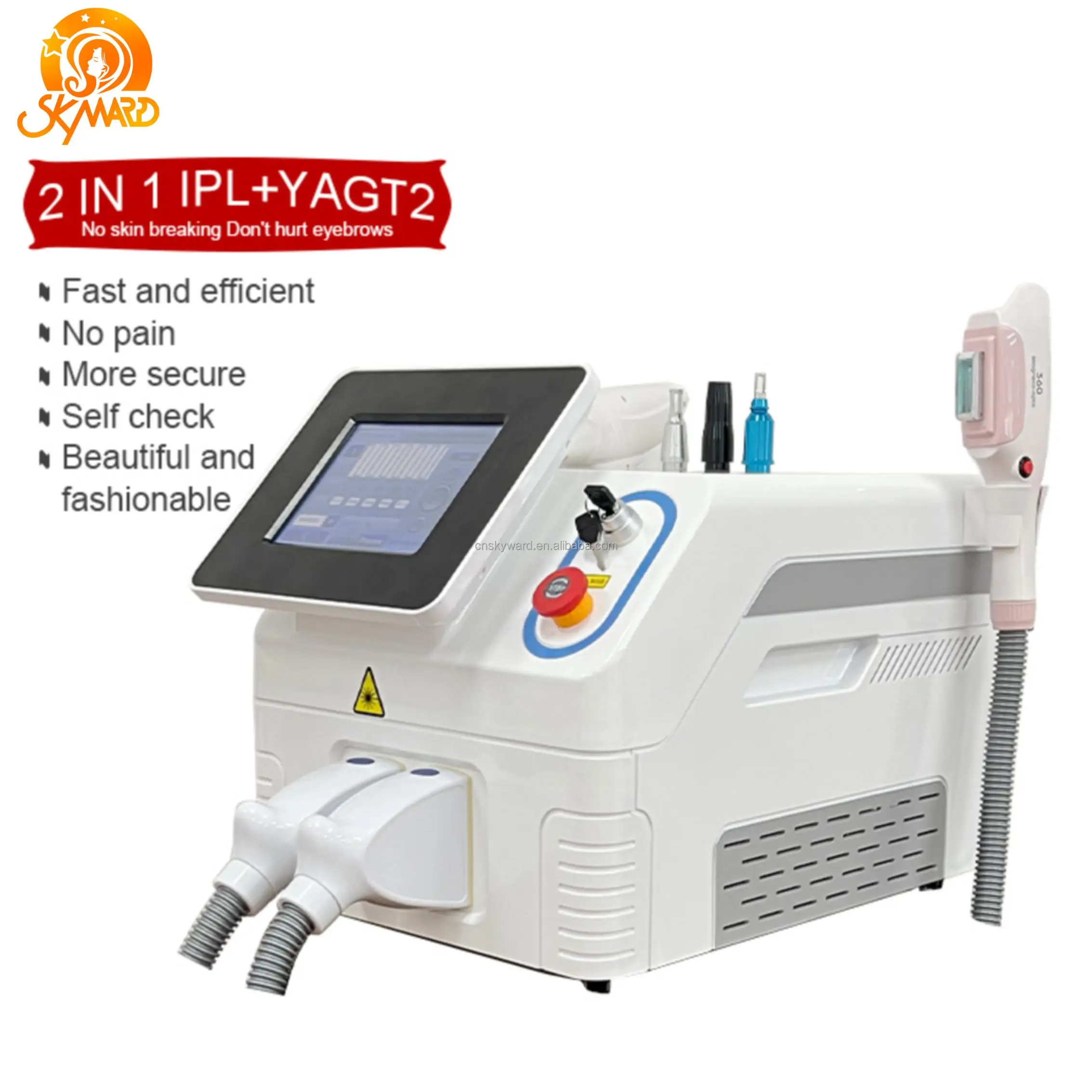 360 Magneto-optical Permanent Hair Removal Machine For Skin Rejuvenation Acne Treatment Skin Care System Opt Ipl Shr